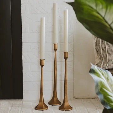 Brass Candle Holder Large