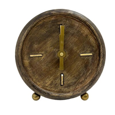 Small Wood Desk Clock