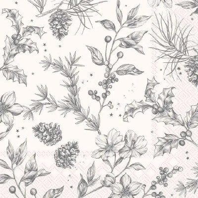 Cocktail Napkins Elodie Cream