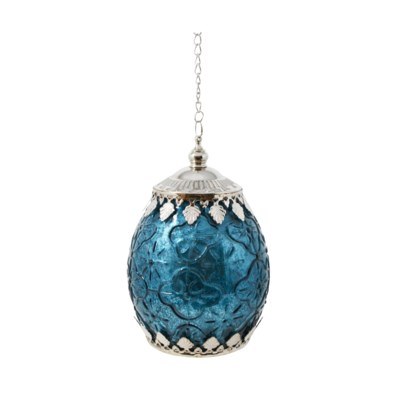 Glass Led Lantern Tangier