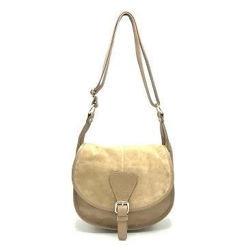 Saddle Suede Purse Taupe