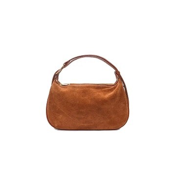 Amicie Suede Purse Cognac