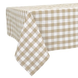 Country Check Tablecover 108in