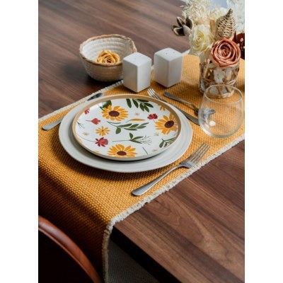 Table Runner Bali Green