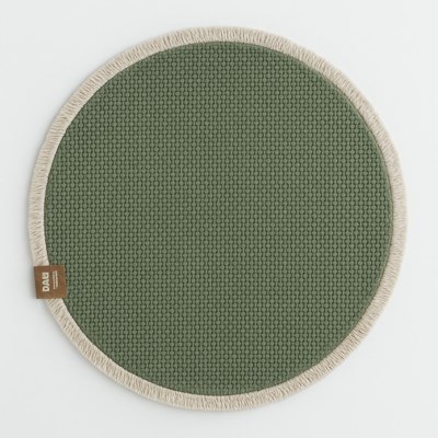 Placemat Bali Round Olive