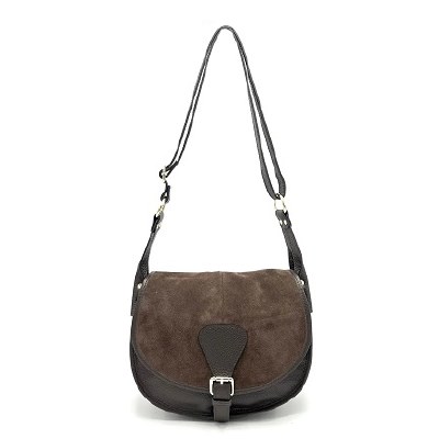 Saddle Suede Purse Chocolate