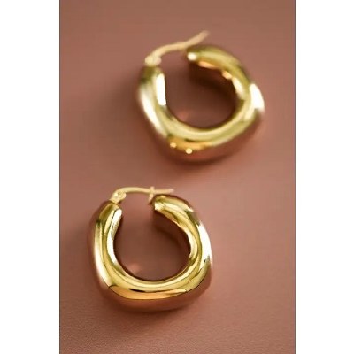 Bubble Hoop Earrings Gold Wp