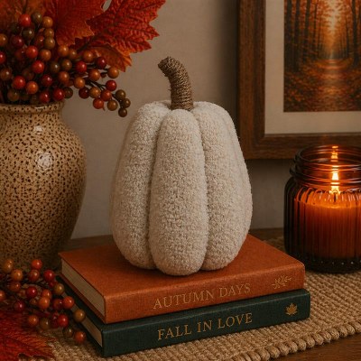 Pumpkin Fleece Cream Tall