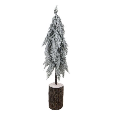 Frosted Tree With Stump 26.5in