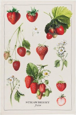 Tea Towel Vintage Strawberry