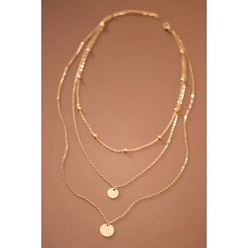 Layered Necklace Gold Wp