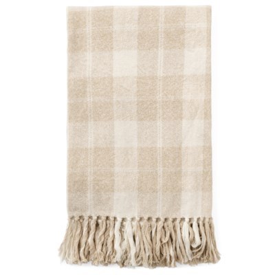 Throw Checkered Beige