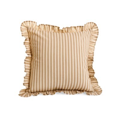 Cushion Ruffle Stripe Square