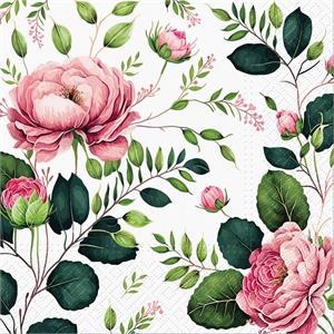 Napkins Noble Rose 20ct