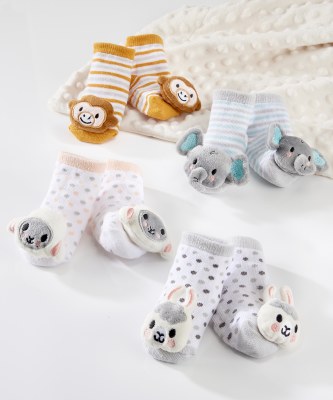 Rattle Baby Sock 1 Pair