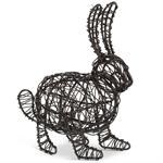 Woven Crouching Bunny Lg