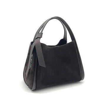 Lacie Bucket Suede Purse Choco