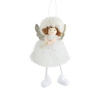 Fabric Angel Ornament 1ct