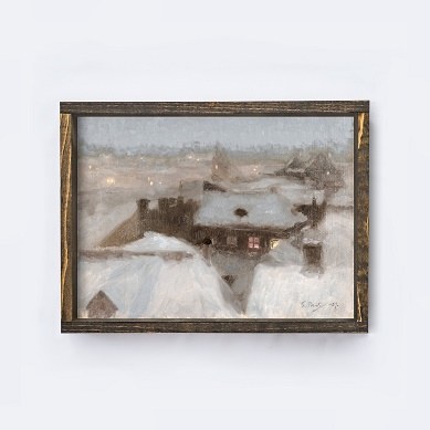 Christmas Houses Sign Small