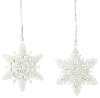 Metal Snowflake Ornament 1ct