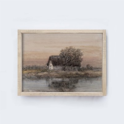 Cottage Water Sign Med