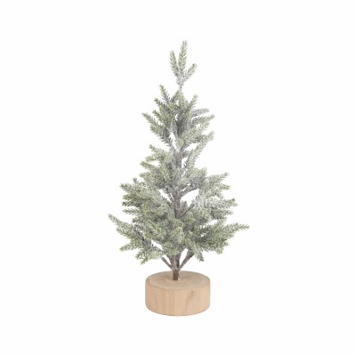 Snow Pine Tree 15in