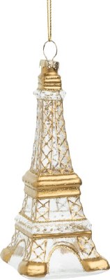 Eiffel Tower Glass 4.5in
