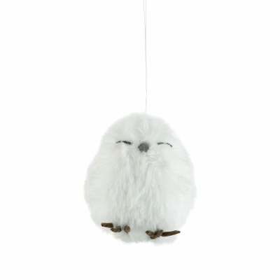 Plush Owl Ornament 1ct