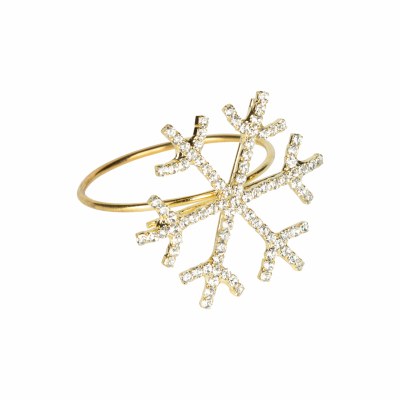 Snowflake Napkin Ring 1ct