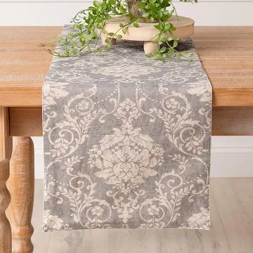 Vintage Print Runner Blue