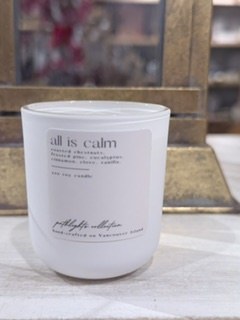 All Is Calm Candle White 2oz