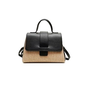 Anastasia Leather Purse Black