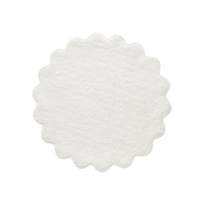 Scallop Round Bathmat