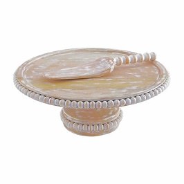 Beaded Cake Stand & Server