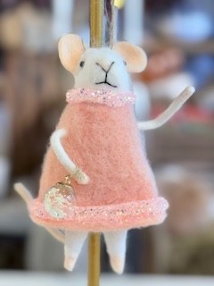 Bauble Bella Mouse Ornament