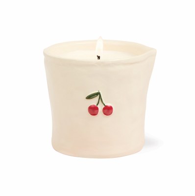 Bistro Ceramic Candle Cherry
