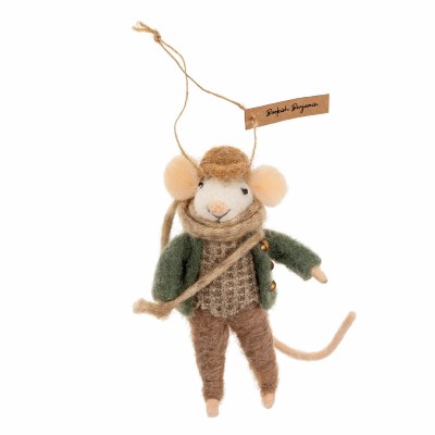 Bookish Ben Mouse Ornament