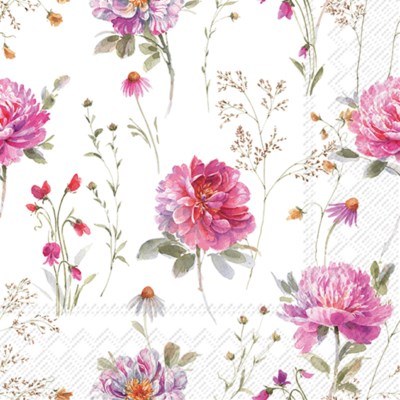 Napkins Cocktail Des Fleurs