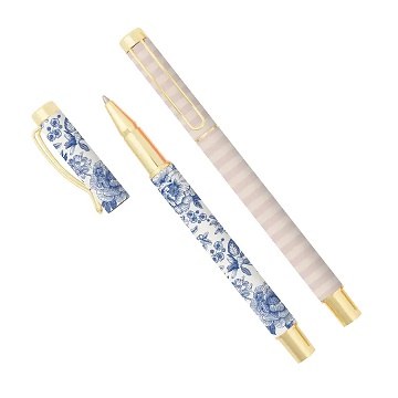 Blue Delft Pen Set 2ct