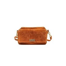 Iliana Suede Purse Camel
