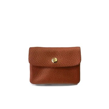 Luce Change Purse Leather Cogn