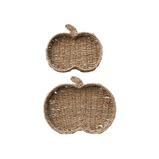 Pumpkin Rattan Basket 1ct Lg