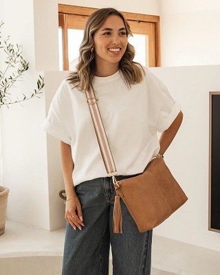 Daisy Crossbody Bag Camel