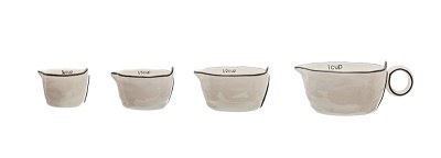 Measuring Cups Stoneware 4pcs