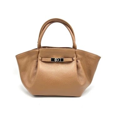 Jackie Leather Purse Camel