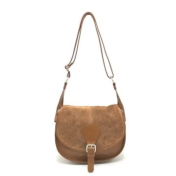 Saddle Suede Purse Camel