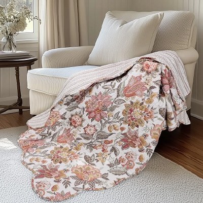 Quilted Throw Blair Rust