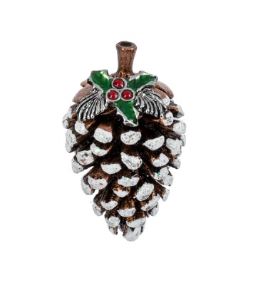 Xmas Pinecone Ornament 1ct