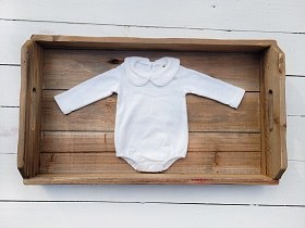 Onesie White 0-3 White