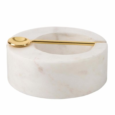 Marble Pinch Pot With Spoon